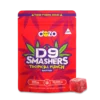 A Tropical Punch Dozo D9 Smasher Gummy with packaging